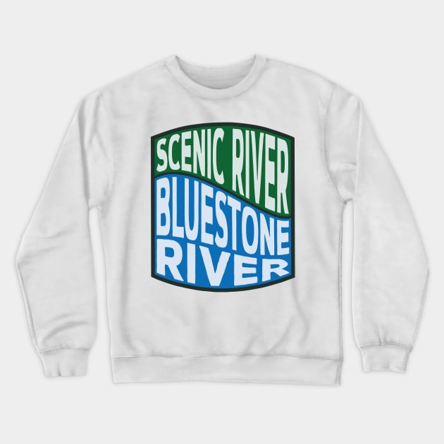 Bluestone National Scenic River wave Crewneck Sweatshirt by nylebuss